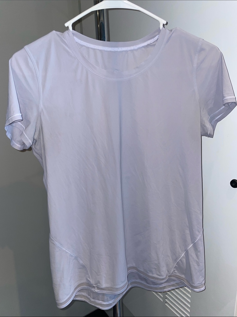 lululemon athletica Sculpt Pastel Blue Short Sleeve Shirt